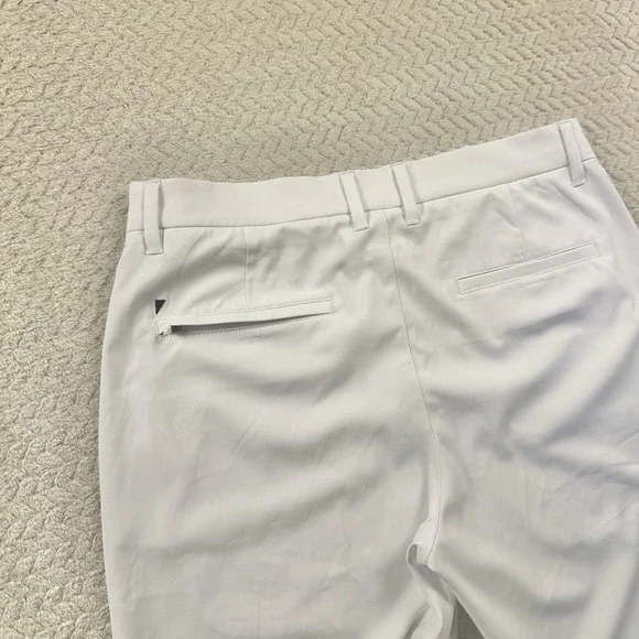 Primo Jogger Pants Mens 32 Regular White Golf Performance Tapered Ankle Zip - Picture 4 of 15